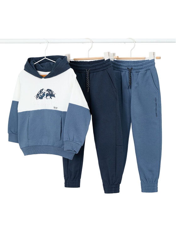 Mayoral Комплект анцуг 2 чифта панталони и фанела 4804 Син Regular Fit цвят на ниска цена