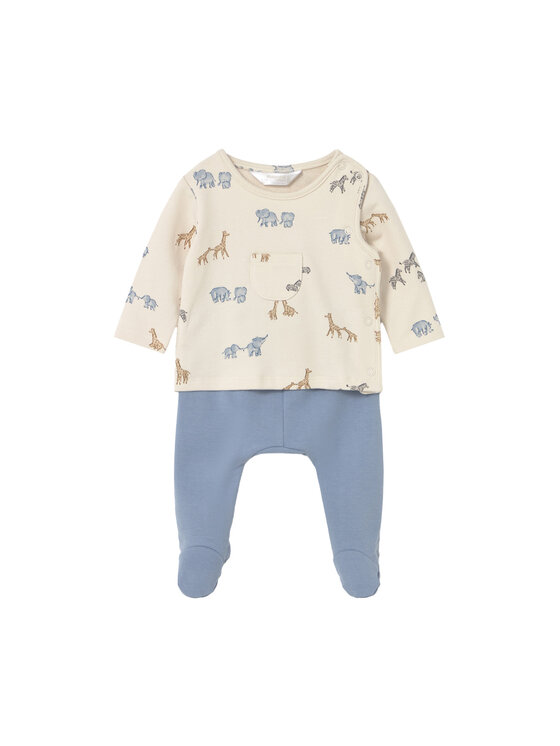 Mayoral Комплект блуза и ританки 2567 Светлосиньо Regular Fit цвят на ниска цена