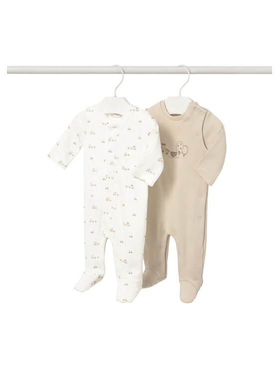 Mayoral Комплект гащеризони за сън 2714 Бежов цвят на ниска цена