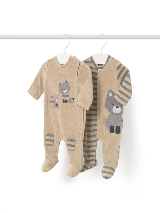 Mayoral Комплект гащеризони за сън 2719 Бежов цвят на ниска цена