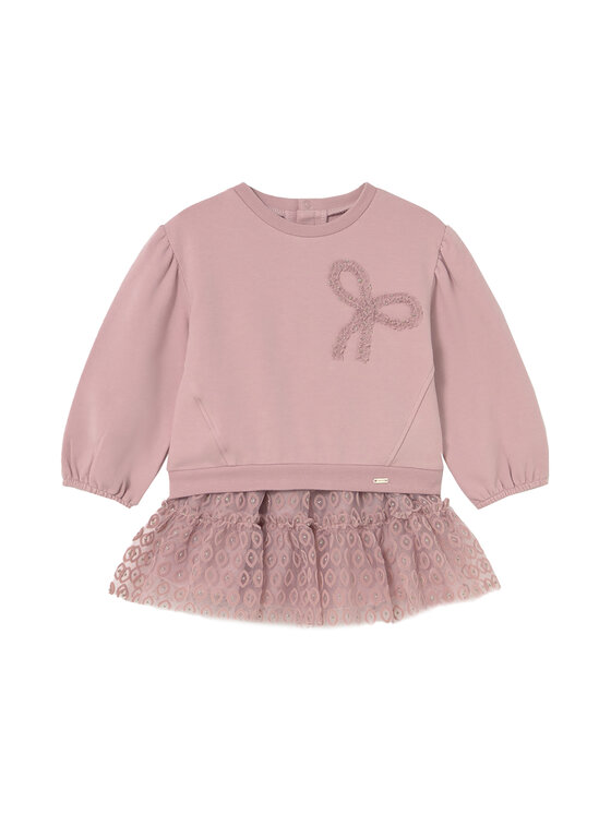 Mayoral Комплект суитшърт и пола 2923 Розов Regular Fit цвят на ниска цена