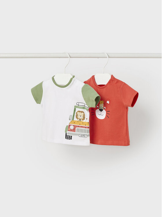 Mayoral Комплект тениски 1002 Цветен Regular Fit цвят на ниска цена