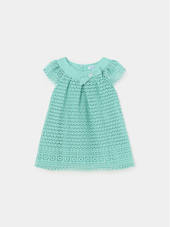 Mayoral Лятна рокля 1908 Зелен Regular Fit цвят на ниска цена