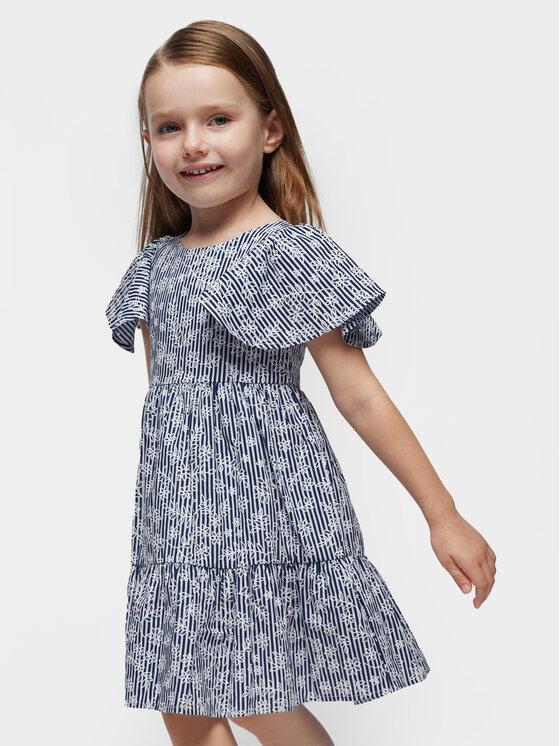 Mayoral Лятна рокля 3940 Тъмносин Regular Fit цвят на ниска цена