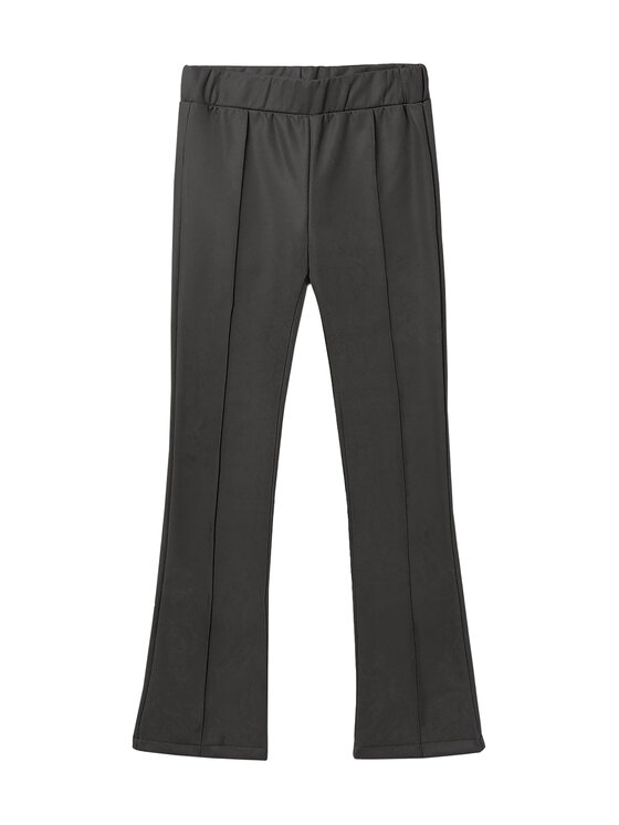 Mayoral Панталони от имитация на кожа 7757 Черен Regular Fit цвят на ниска цена