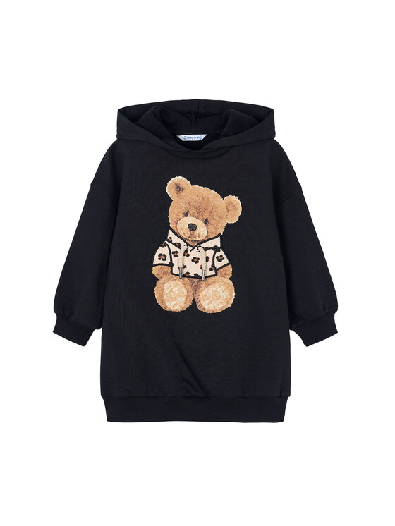 Mayoral Плетена рокля 4928 Черен Regular Fit цвят на ниска цена