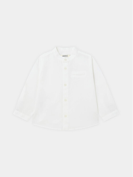 Mayoral Риза 1115 Бял Regular Fit цвят на ниска цена
