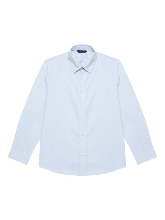 Mayoral Риза 874 Светлосиньо Regular Fit цвят на ниска цена