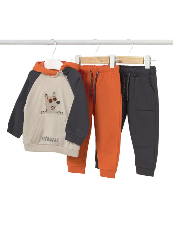 Mayoral Спортен екип 2835 Оранжев Regular Fit цвят на ниска цена