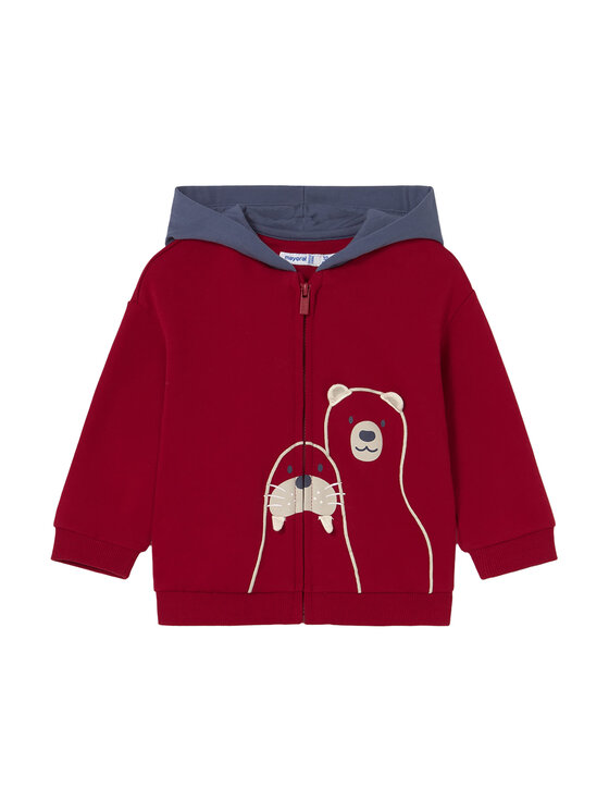 Mayoral Суитшърт 2428 Червен Regular Fit цвят на ниска цена