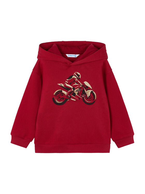 Mayoral Суитшърт 4407 Червен Regular Fit цвят на ниска цена