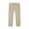 Mayoral Текстилни панталони 513 Бежов Regular Fit цвят на ниска цена