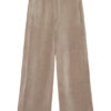 Mayoral Текстилни панталони 7576 Бежов Wide Leg цвят на ниска цена