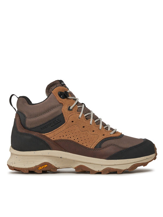 Merrell Туристически Speed Solo Mid Wp J004533 Кафяв цвят на ниска цена