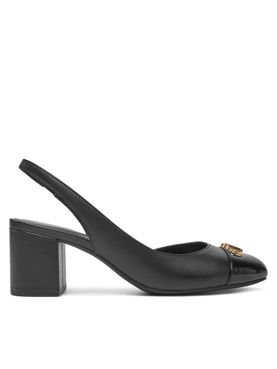 Michael Kors Обувки на ток Perla Flex Toe Cap Pump 40R5PLMP1L Черен цвят на ниска цена