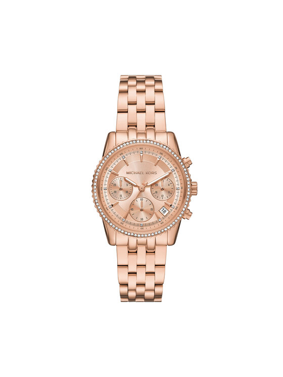 Michael Kors Часовник Ritz Ladies Chronograph MK7531 Розов цвят на ниска цена