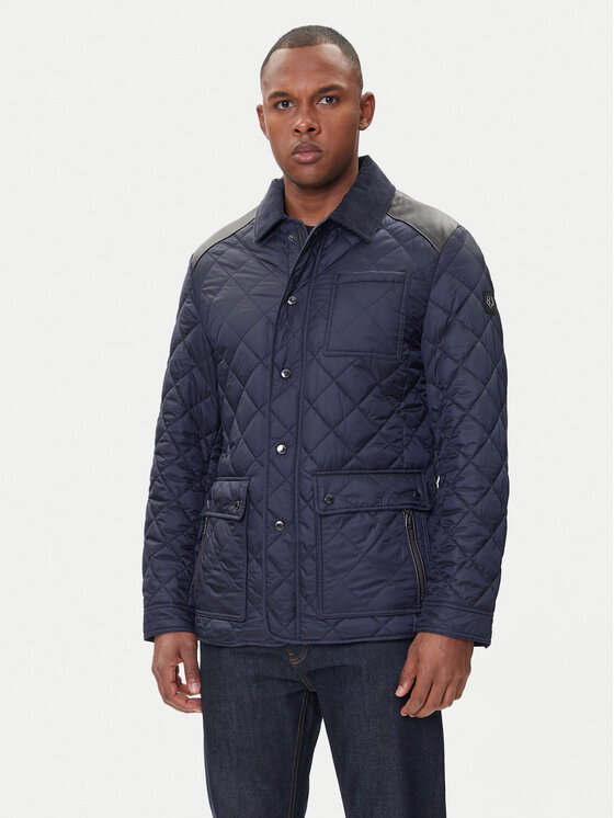 Milestone Преходно яке MSSantos 530400 60655 Тъмносин Regular Fit цвят на ниска цена