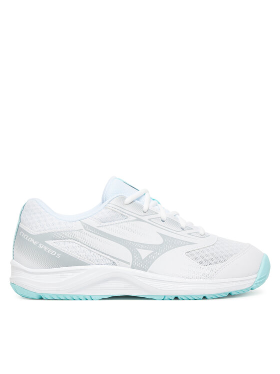 Mizuno Обувки за зала Cyclone Speed 5 V1GC2580 Бял цвят на ниска цена