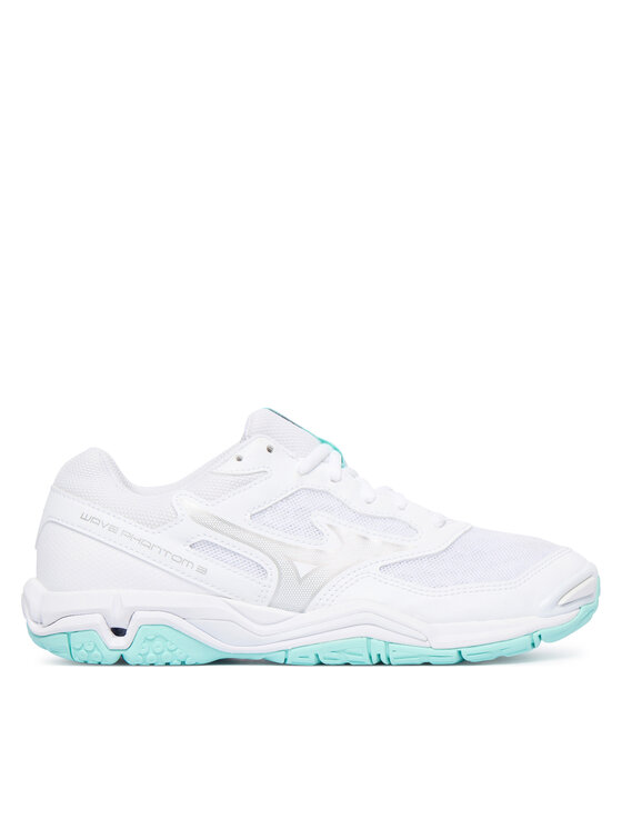 Mizuno Обувки за зала Wave Phantom 3 X1GB2260 Бял цвят на ниска цена