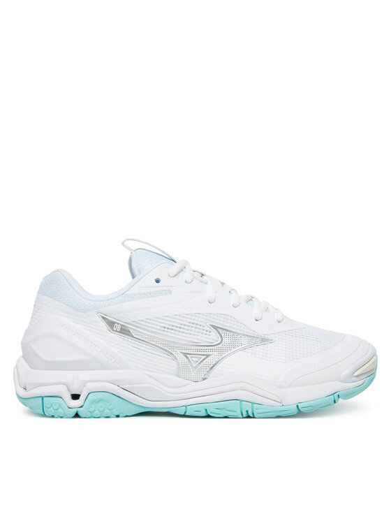 Mizuno Обувки за зала Wave Stealth 6 X1GB2430 Бял цвят на ниска цена