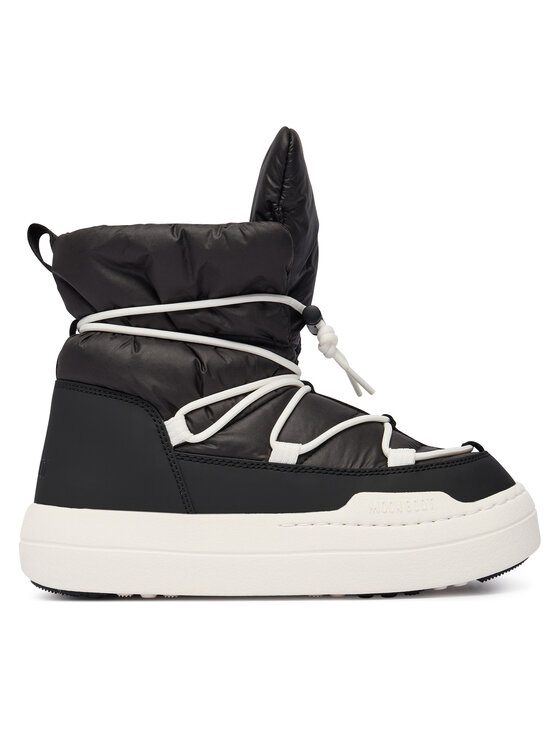 Moon Boot Апрески Jr Park lace Mid 80D3440070 D Черен цвят на ниска цена