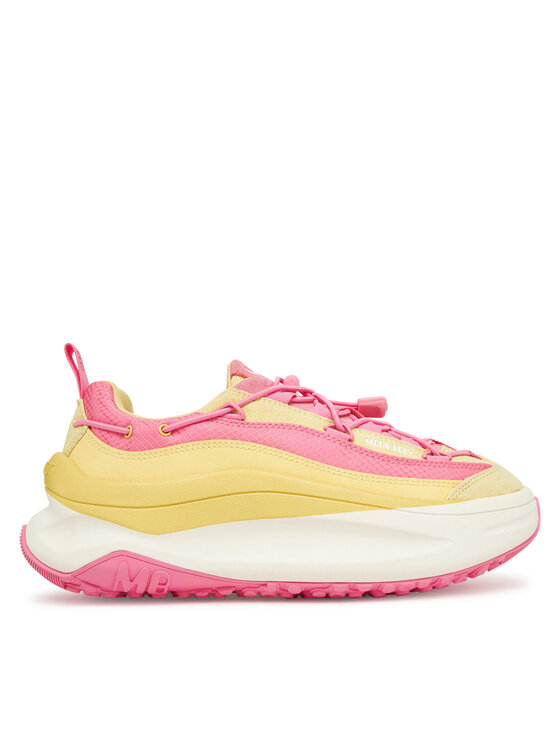 Moon Boot Сникърси Moon247 Xlace 80D2490100 Жълт цвят на ниска цена