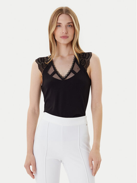 Morgan Блуза 252-DEMYL Черен Regular Fit цвят на ниска цена