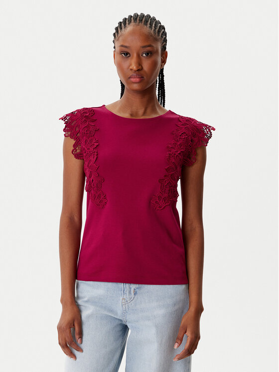 Morgan Блуза 252-DFLOWER Червен Regular Fit цвят на ниска цена