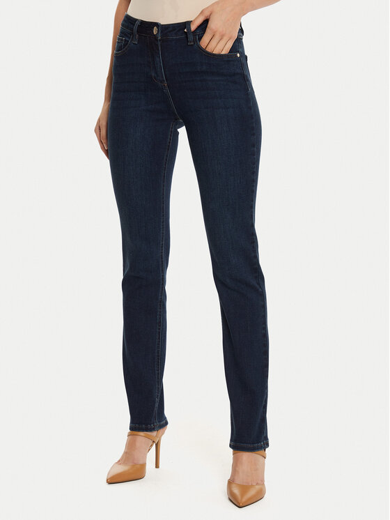 Morgan Дънки 221-PDROIT Син Slim Fit цвят на ниска цена