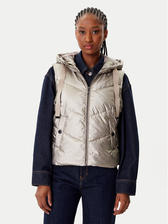 Morgan Жилетка за костюм 252-GSOLIAM Бежов Regular Fit цвят на ниска цена