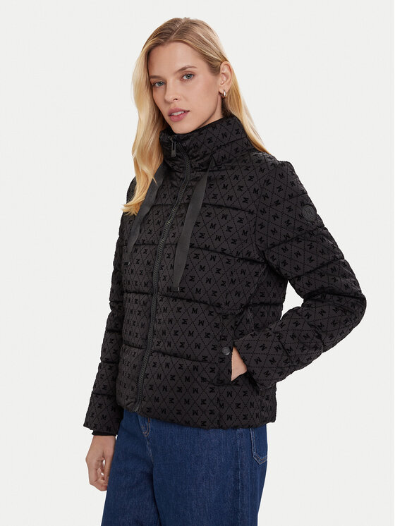 Morgan Зимно яке 252-GABEL Черен Regular Fit цвят на ниска цена