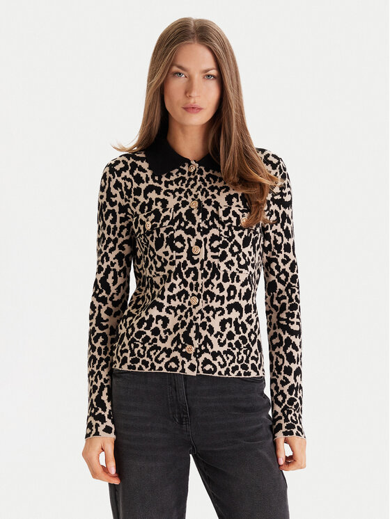 Morgan Кардиган 252-MBOLEO Бежов Regular Fit цвят на ниска цена