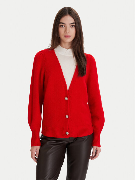 Morgan Кардиган 252-MGOJI Червен Regular Fit цвят на ниска цена