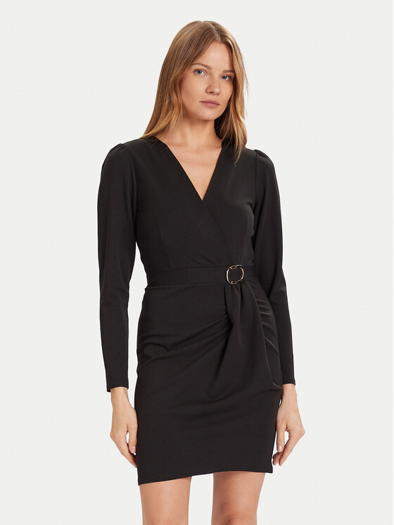 Morgan Коктейлна рокля 242-RJIMY Черен Slim Fit цвят на ниска цена