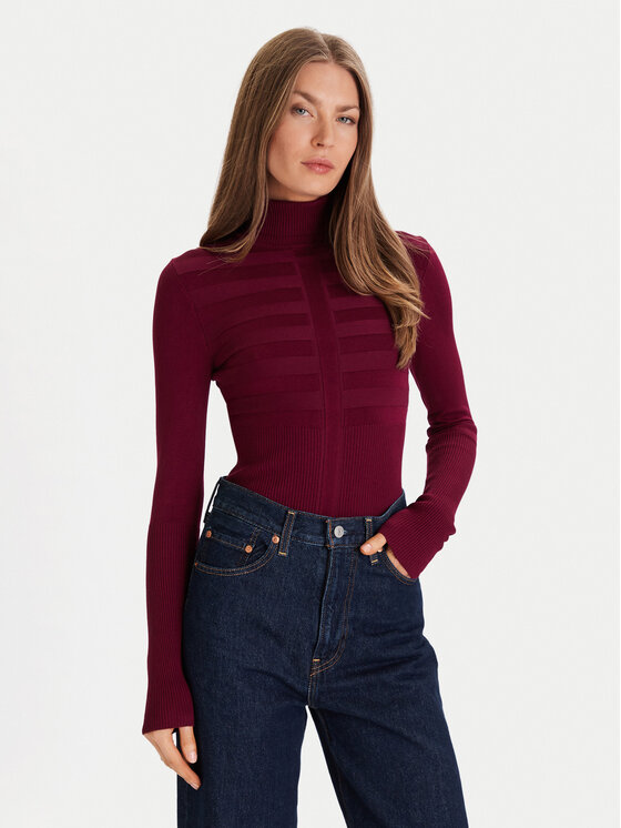 Morgan Поло 132-MENTOS.M Виолетов Slim Fit цвят на ниска цена