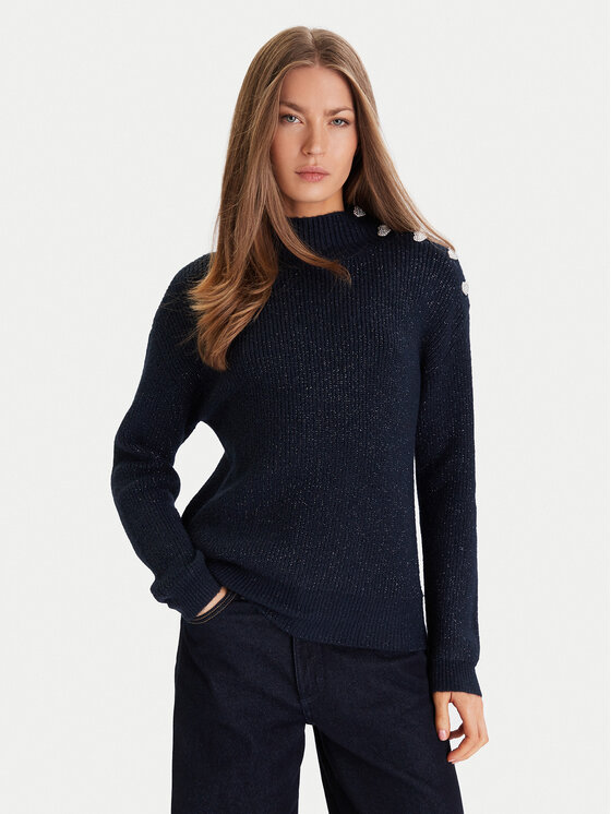 Morgan Поло 232-MSTORI Тъмносин Regular Fit цвят на ниска цена