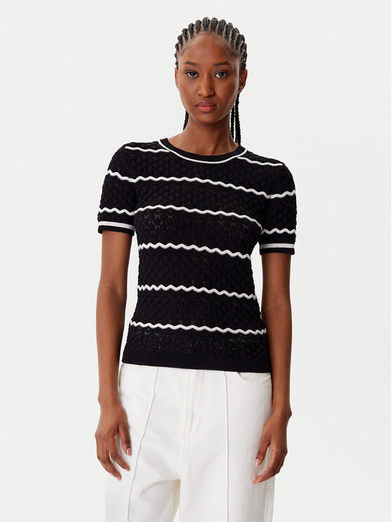 Morgan Пуловер 252-MCLEMA Черен Regular Fit цвят на ниска цена