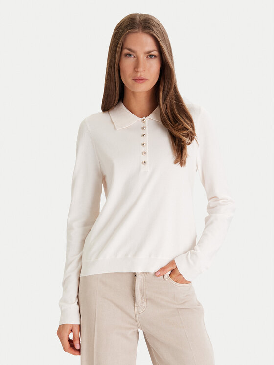 Morgan Пуловер 252-MPOLI Екрю Regular Fit цвят на ниска цена