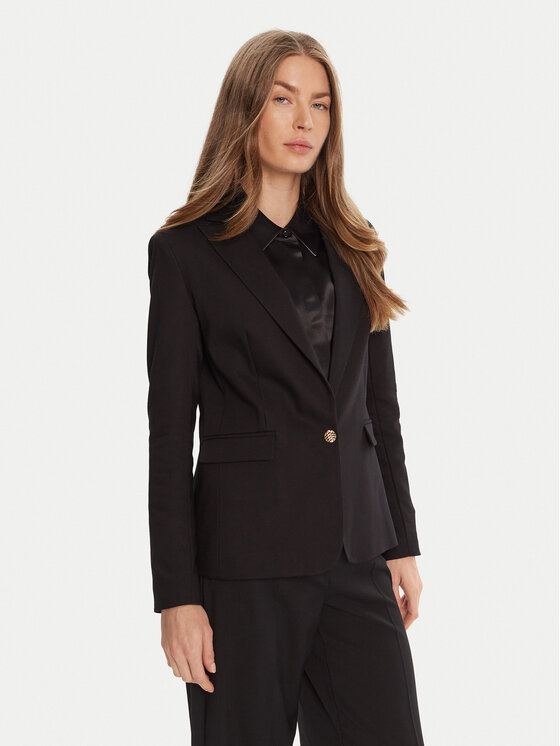 Morgan Сако 222-VLIME.F Черен Regular Fit цвят на ниска цена