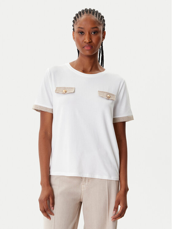 Morgan Тишърт 252-DAEL Бял Regular Fit цвят на ниска цена