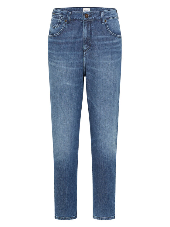 Mustang Дънки Charlotte 1013597 Син Mom Fit цвят на ниска цена