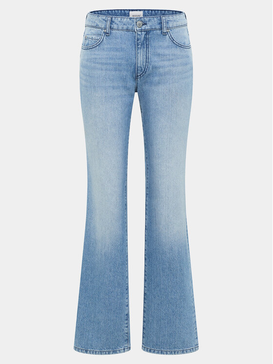 Mustang Дънки Crosby 1014798 Син Straight Fit цвят на ниска цена