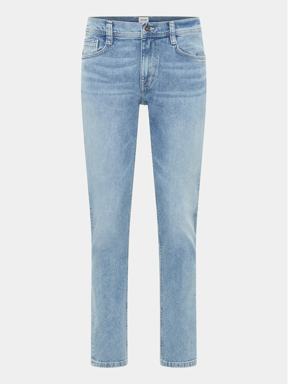 Mustang Дънки Oregon 1014864 Тъмносин Slim Fit цвят на ниска цена