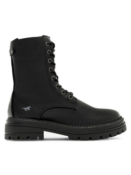Mustang Зимни обувки 1398-507 Черен цвят на ниска цена