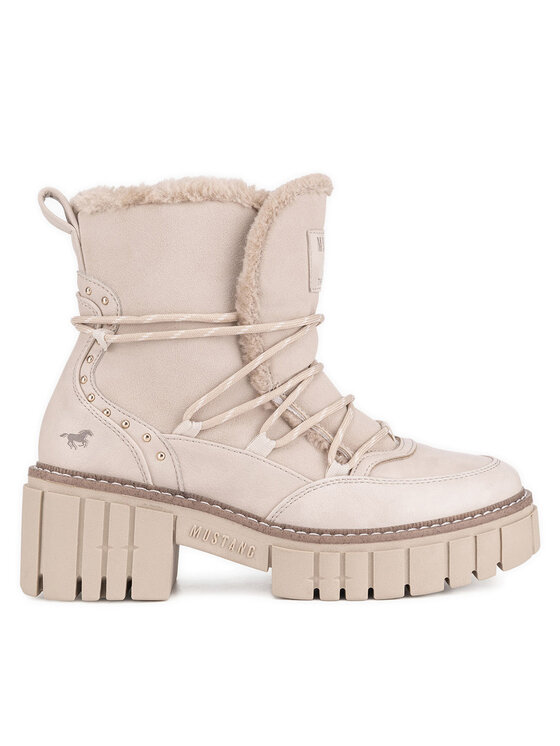Mustang Зимни обувки 1447-601 Бежов цвят на ниска цена