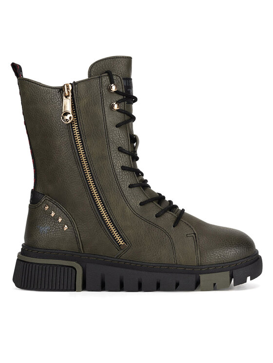 Mustang Зимни обувки 1502-502 Каки цвят на ниска цена