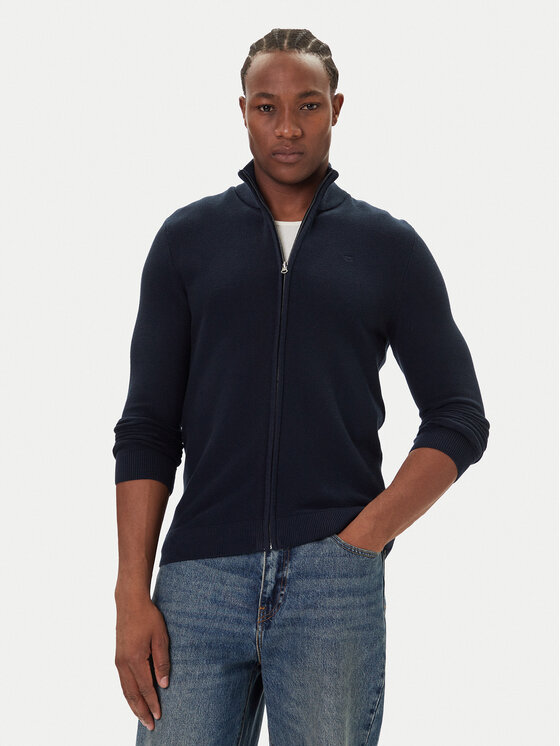 Mustang Кардиган Escondido 1016847 Тъмносин Regular Fit цвят на ниска цена