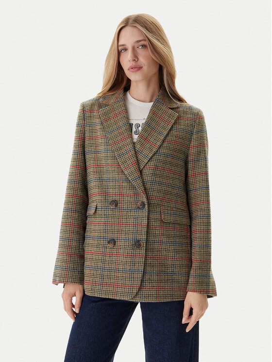 Mustang Сако Marlow 1016743 Кафяв Relaxed Fit цвят на ниска цена