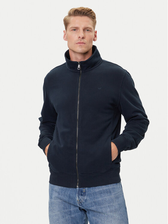 Mustang Суитшърт 1016967 Тъмносин Regular Fit цвят на ниска цена