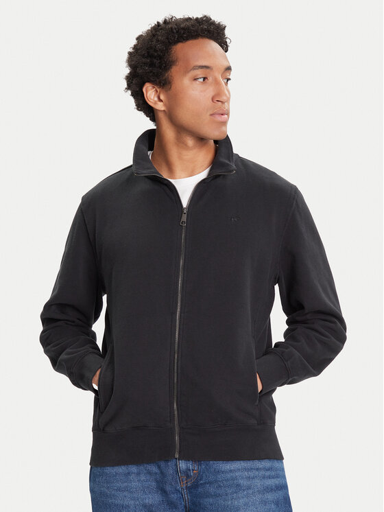 Mustang Суитшърт 1016967 Черен Regular Fit цвят на ниска цена